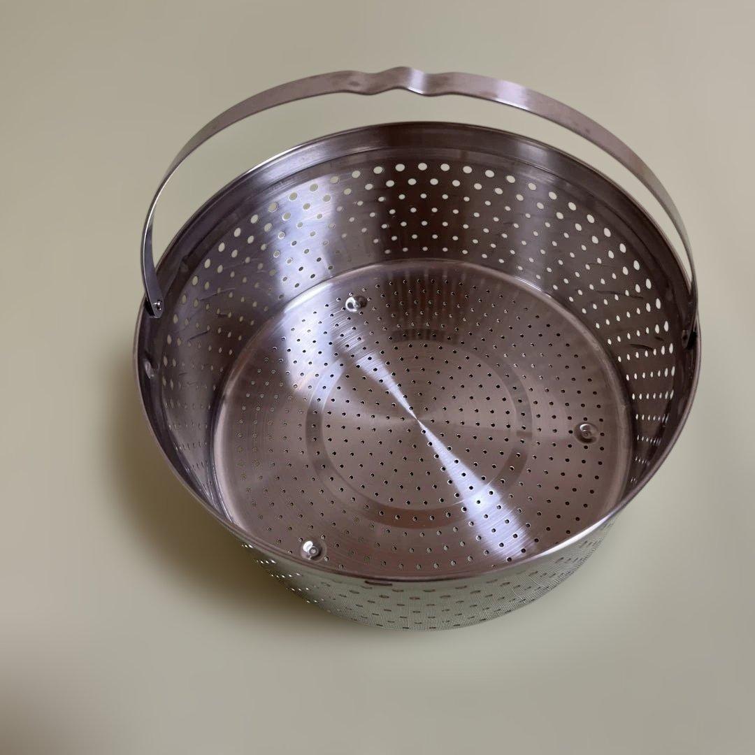 CRISTEL 両手鍋深型　24㎝　クッキングバスケット　ハンドル付