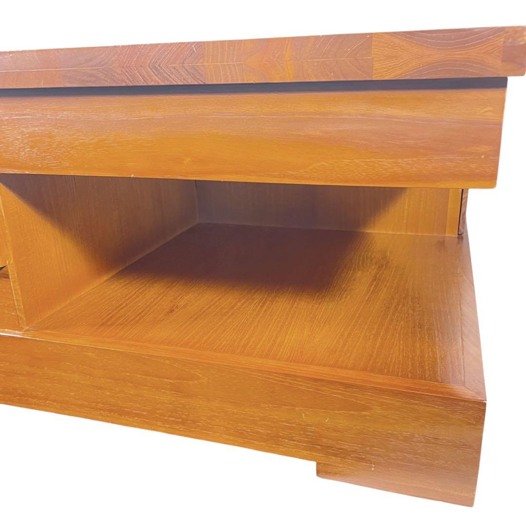 HR425 【希少デザイン】スキャンティーク　SCANTEAK 　ローテーブル