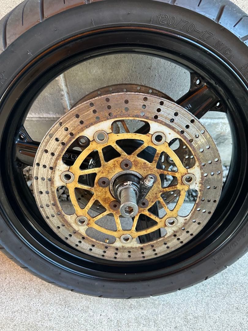 ゼファーX 前後ホイール