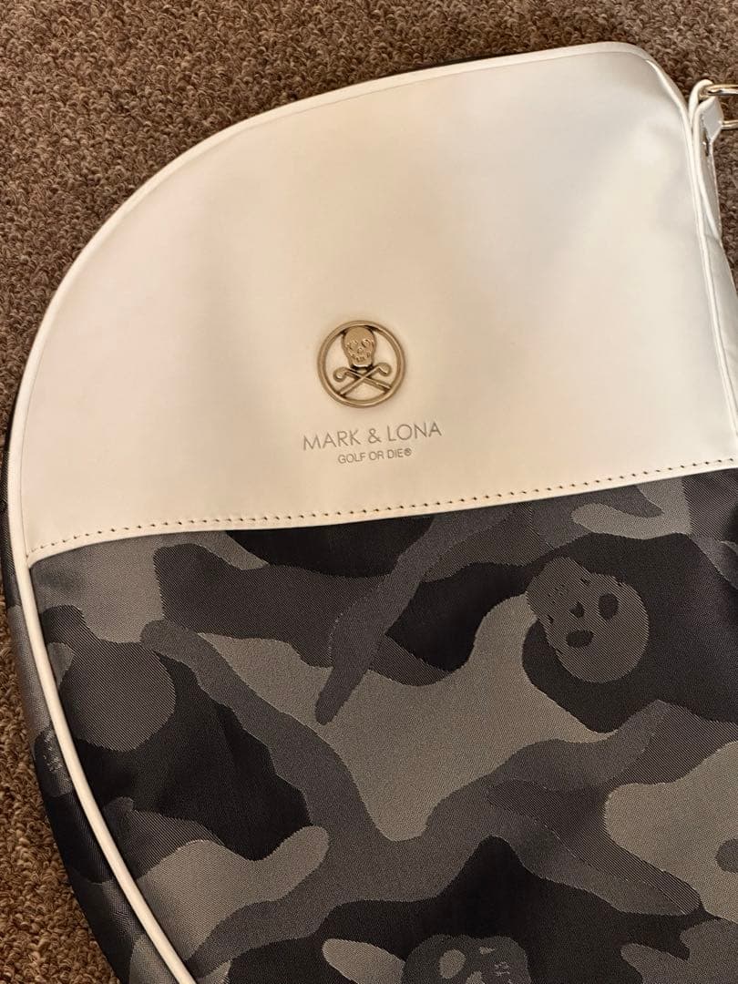 値下！美品✨マークアンドロナ　スカル迷彩柄　クラブケースバッグ