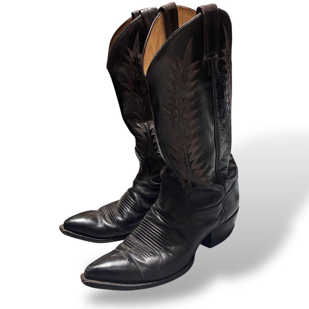 靴 Tony Lama real leather Westernboots BLK