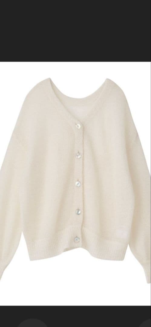 aimeine ホワイト ニット セーター 長袖