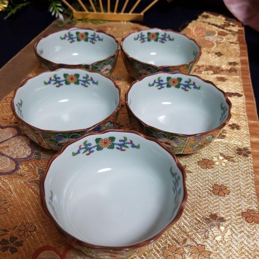 【未使用】　◆ 五人様お膳揃 ◆　有田焼 　仁祥窯 清秀 華山窯古伊万里　30品