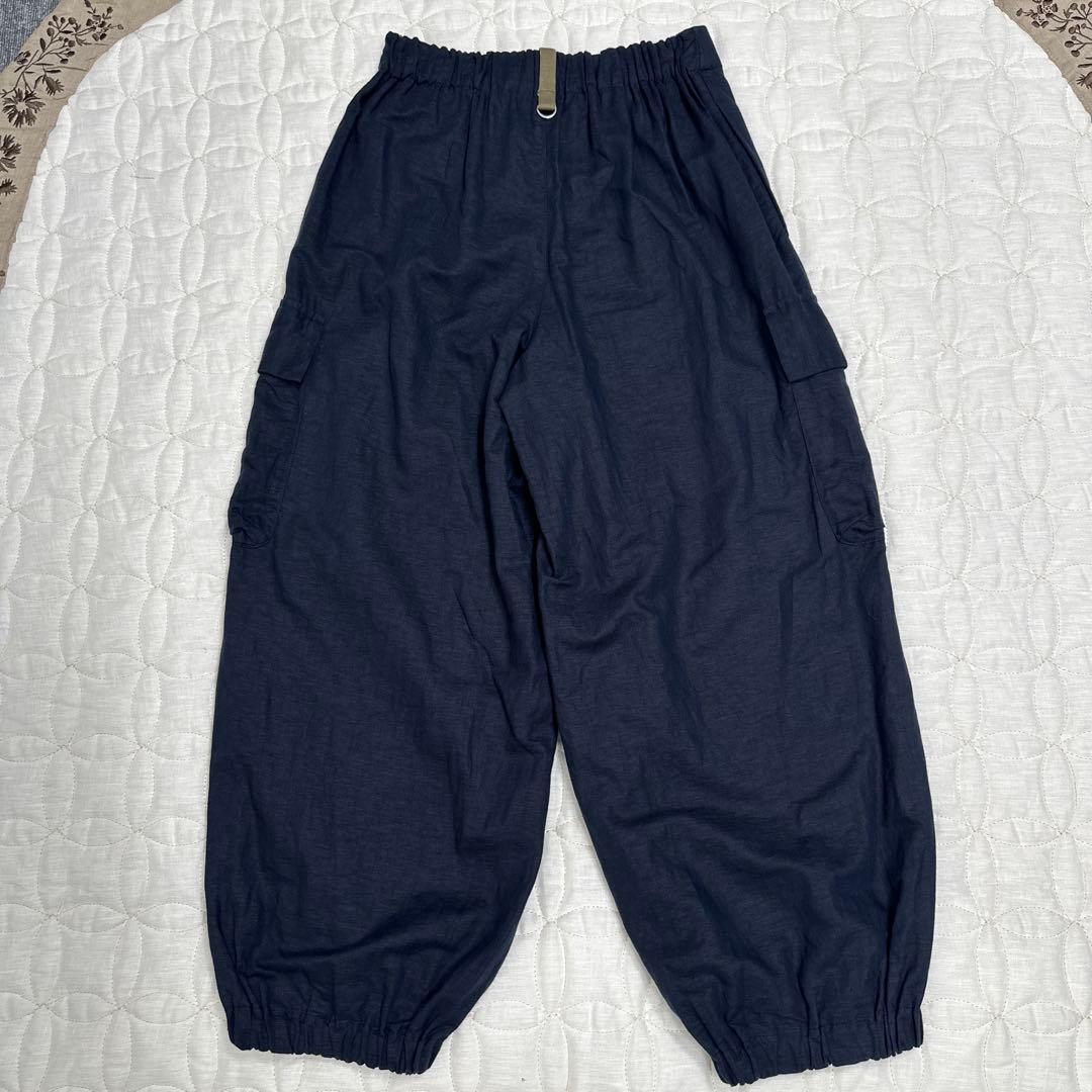 今季発売中 パラスパレス 綿麻シーチング　カーゴイージーパンツ Ｍ