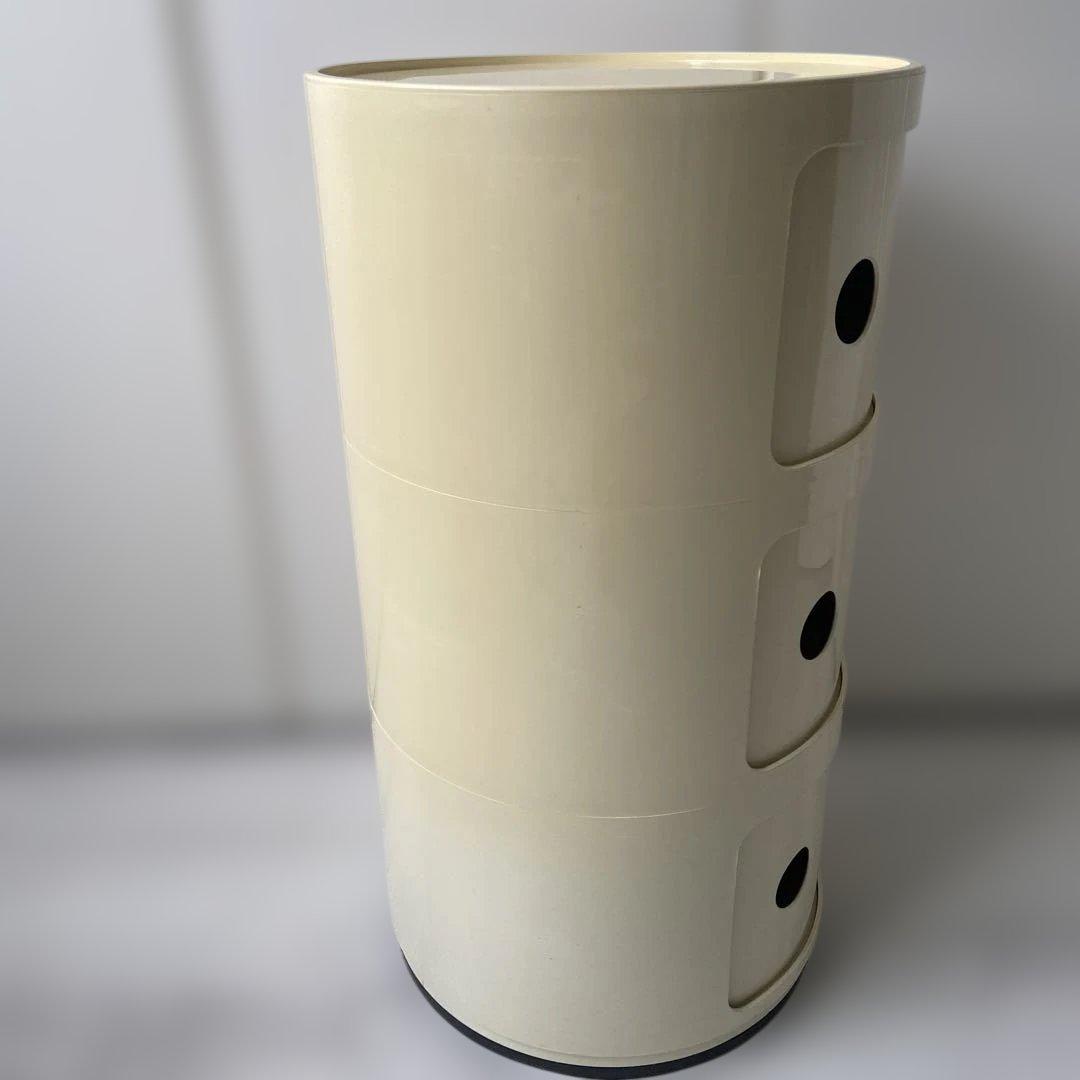 正規品　Kartellカルテル　コンポニビリ 3段 ホワイト　キャビネット　収納