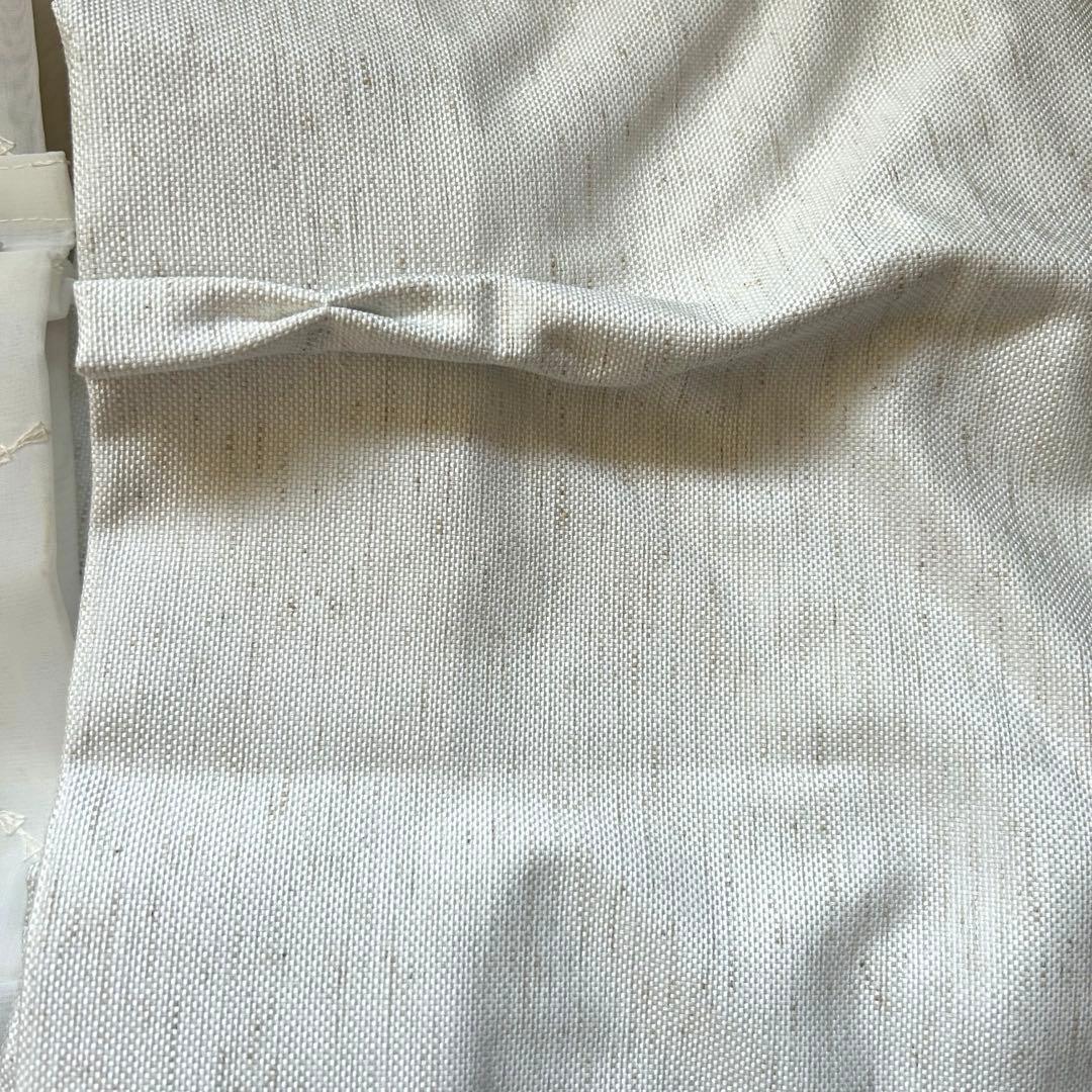 マチャ❶ニトリ遮光１遮熱 遮音カーテン &レース100×135 各２枚