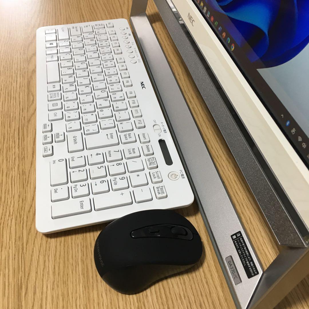 NEC LAVIE Win11 21.5' 一体型 地デジ デスクトップ SSD