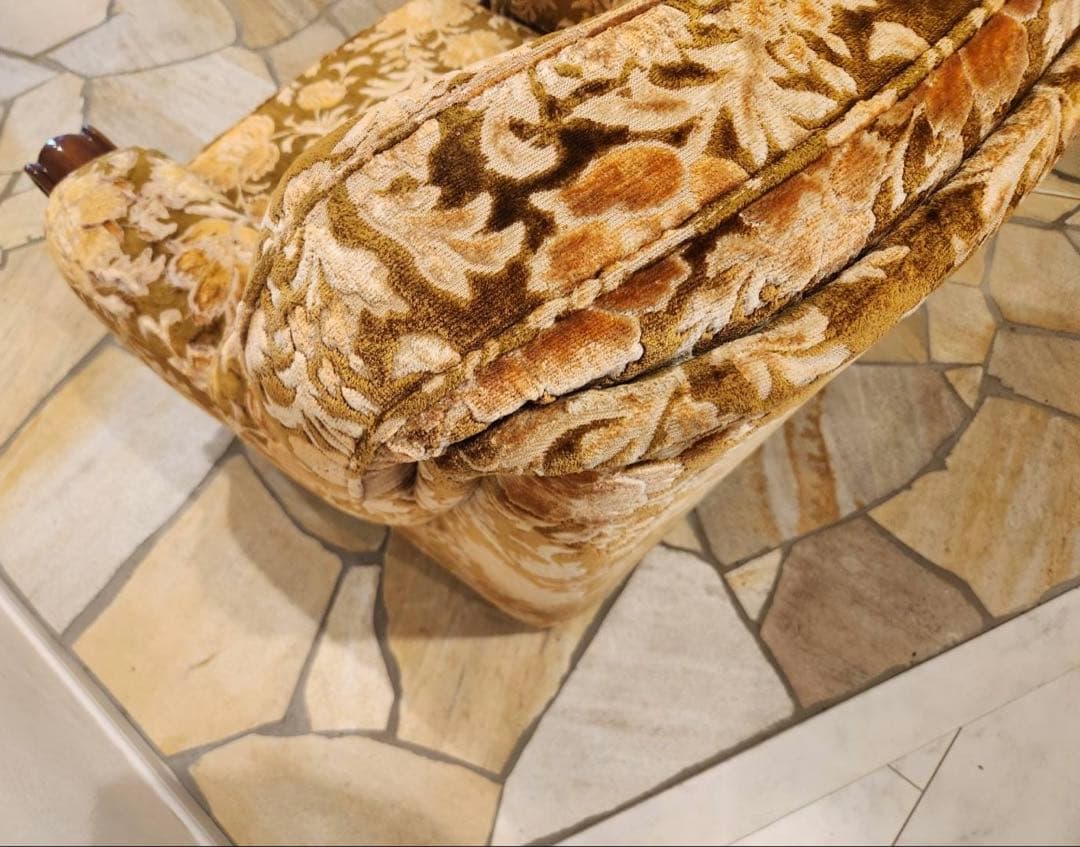 オールドカリモクkarimoku 金華山1人掛けソファ クラシック　アンティーク