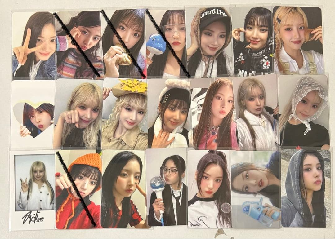 nmixx ジウ トレカ セット 購入前にコメント必須