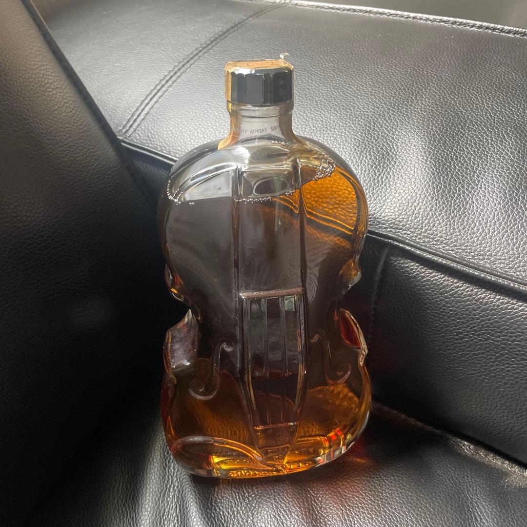 ◆未開栓 サントリー ローヤル ウイスキー バイオリン型ボトル