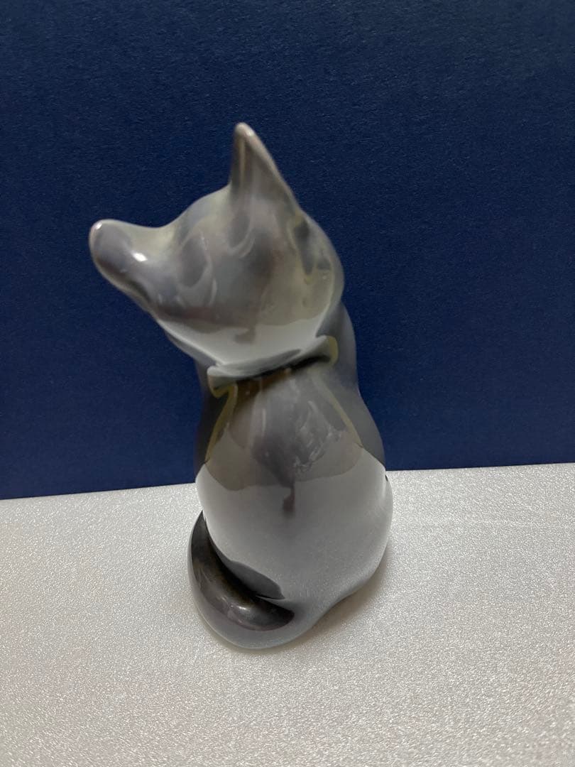 ロイヤルコペンハーゲン 猫の置物 1993 Sitting Cat