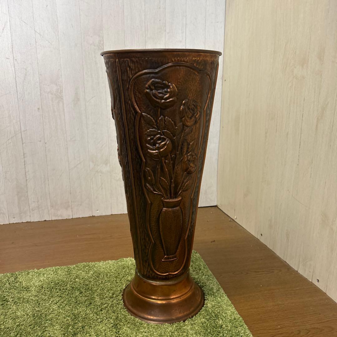 イタリア製　ブロンズ 銅製 傘立て アンティーク ヴィンテージ