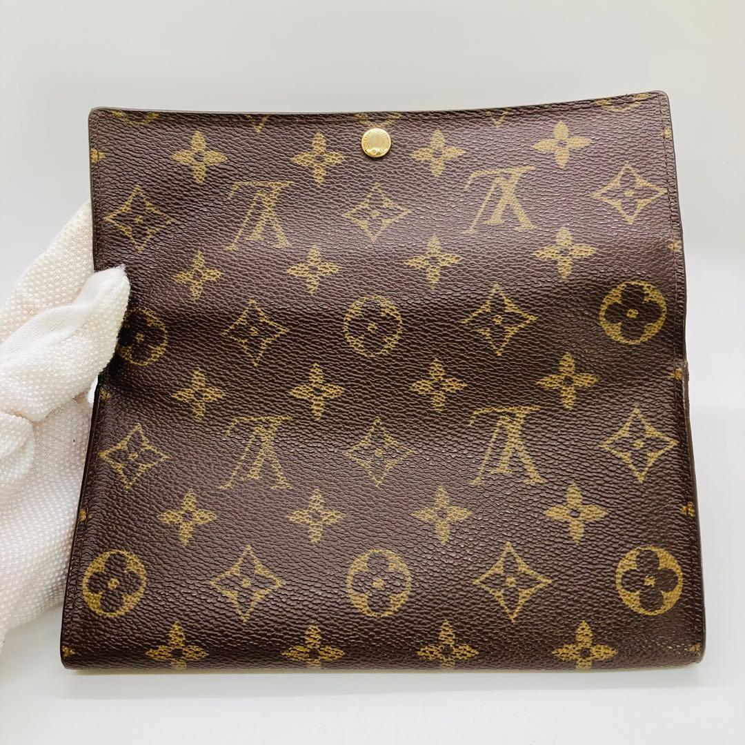 ルイヴィトン LOUIS VUITTON モノグラム 長財布 サラ A874