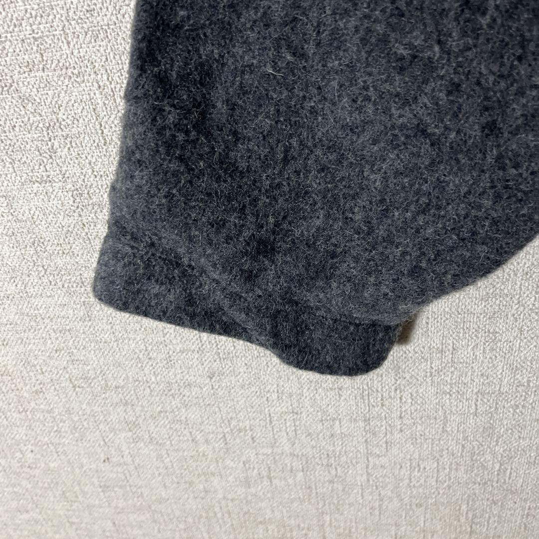 90s エディーバウアー ウールジャケット ネイティブ柄 黒タグエルボーパッチ.