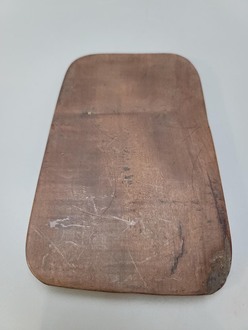 中国美術 文房具 青白磁 筆架 木彫龍 硯 二件