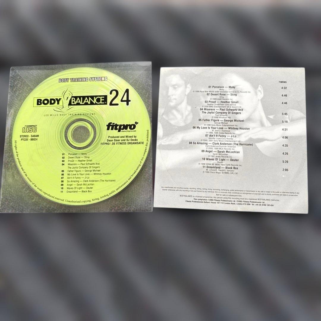 BODYBALANCE 24 DVD & CD&コリオシート