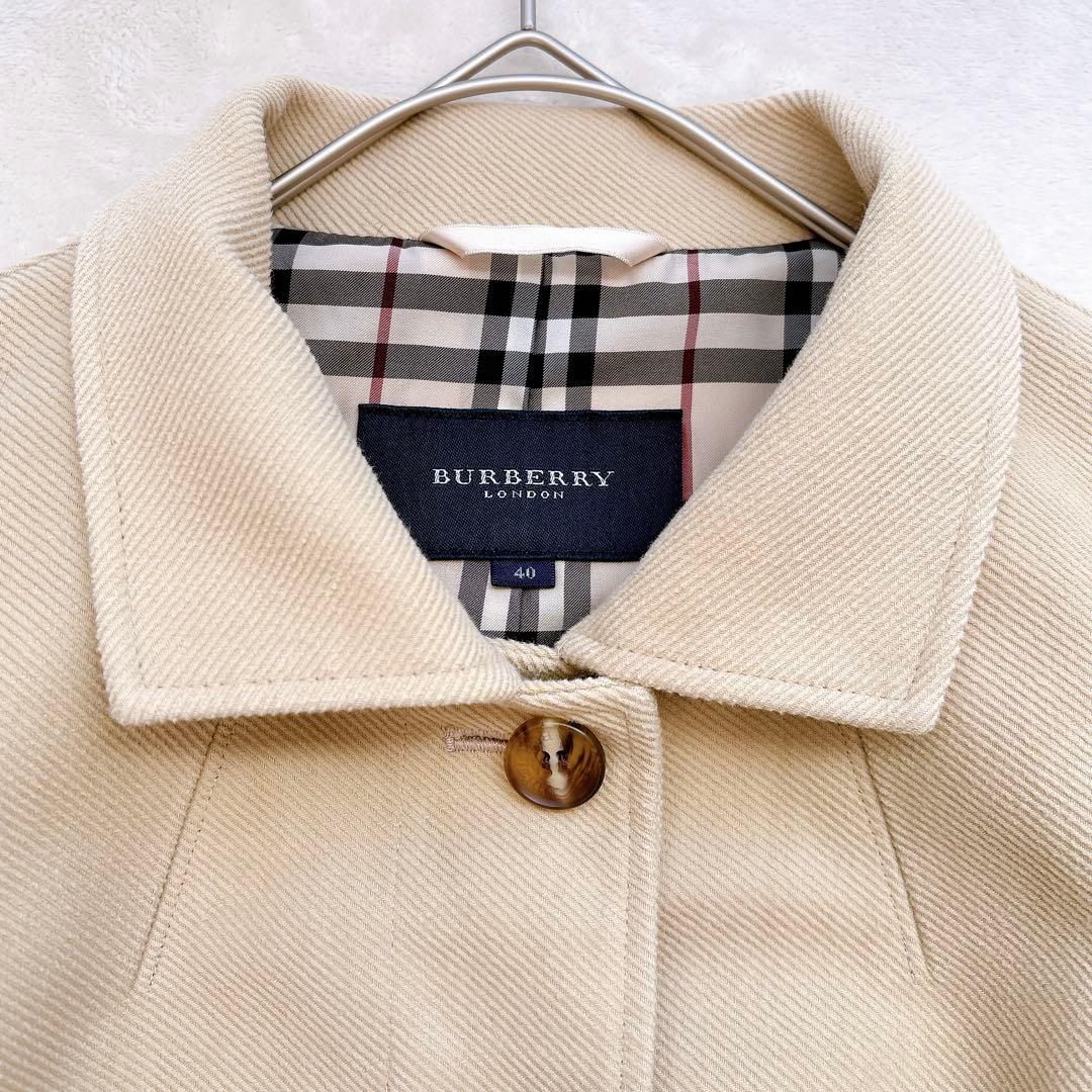 BURBERRY LONDON テーラードジャケット ノバチェック ホースロゴ