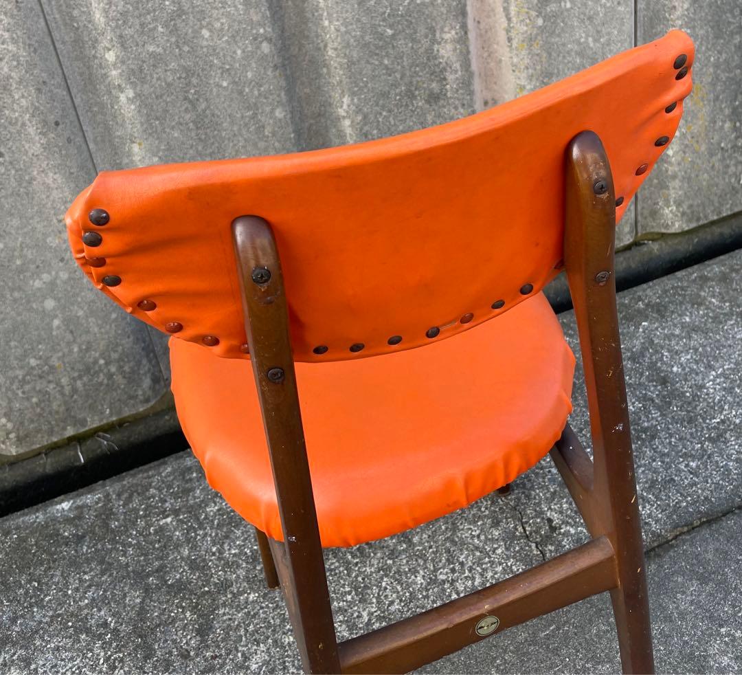 ビンテージ/昭和レトロ/ミッドセンチュリー/ダイニングチェア/チェア/椅子/②