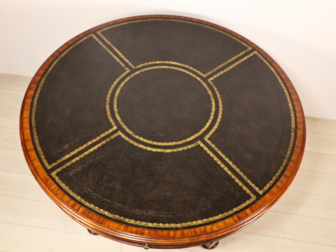 BK245　Maitland Smith　エクセターゲームテーブル　マホガニー