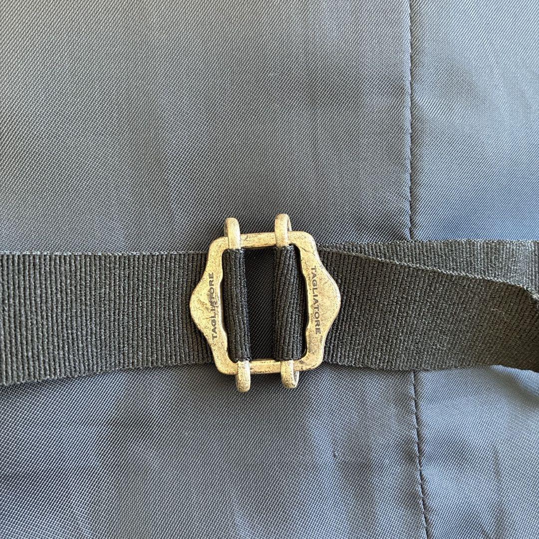 【極美品】TAGLIATORE タリアトーレ ジレ ベスト 44 ネイビー