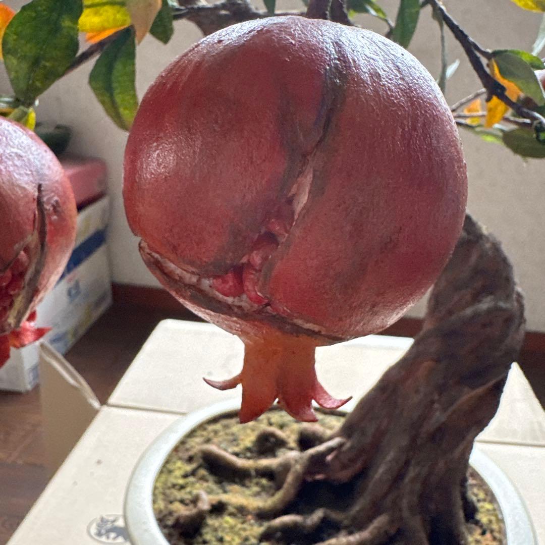 ザクロの木 置物 インテリア