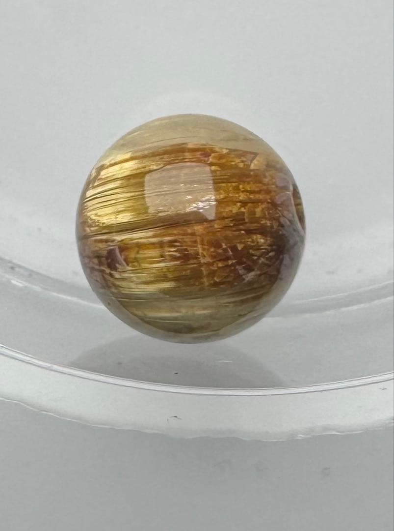 ルチルクォーツ　天然石　ブレスレット