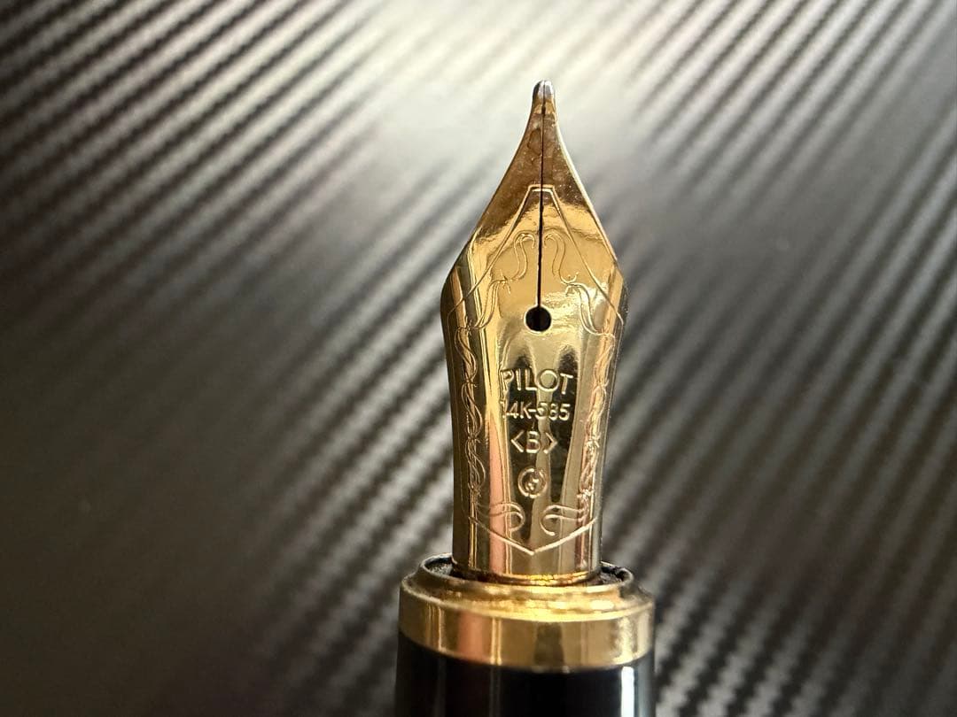 極美品 パイロット カスタム レガンス 初期型 B 太字 万年筆 ブラウン
