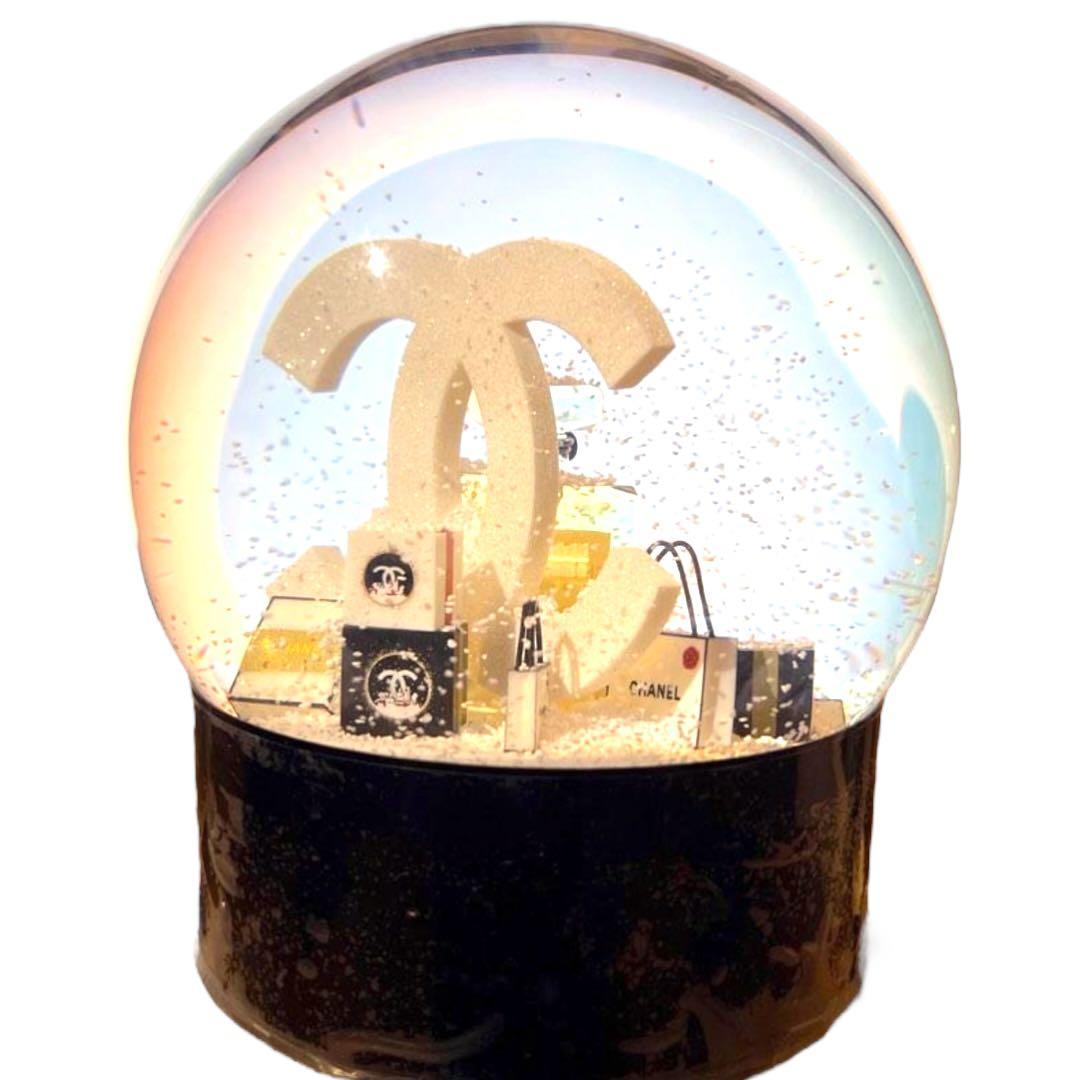 【新品未開封】 CHANEL N°5 黒 スノードーム 特大サイズ 電動式 ②