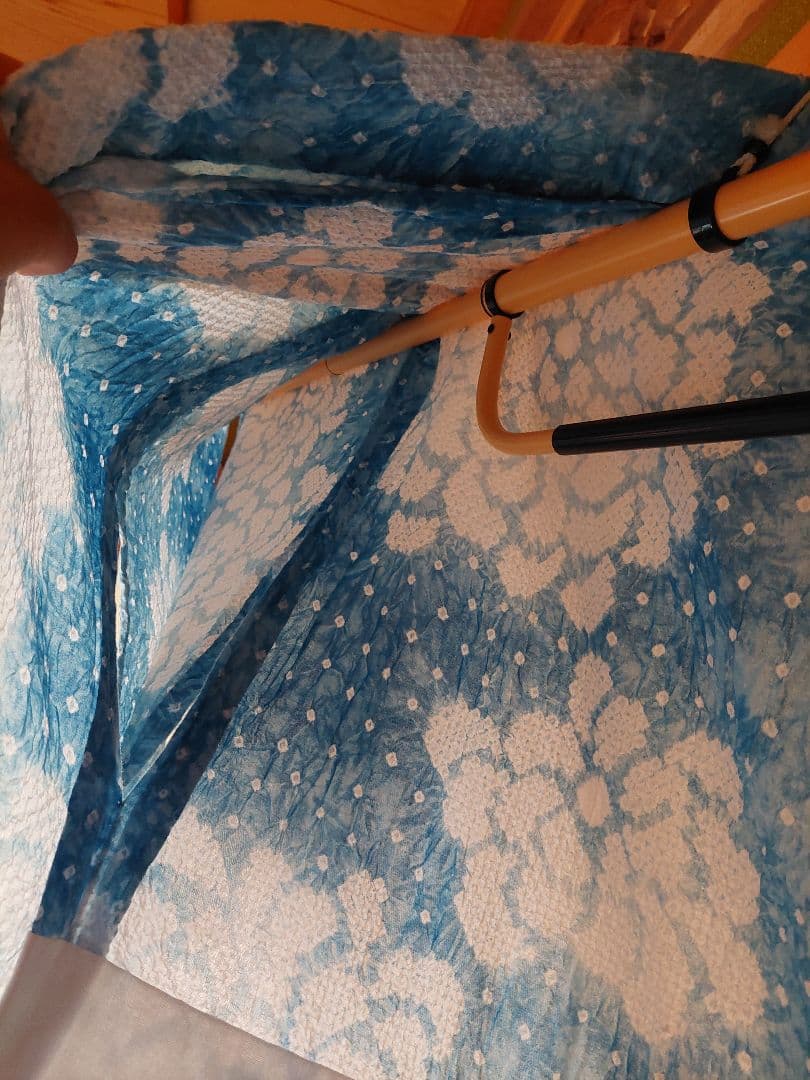 ま*か様 有松絞り　浴衣　有松鳴海　綿　着物　洗える夏着物 高級浴衣 着物