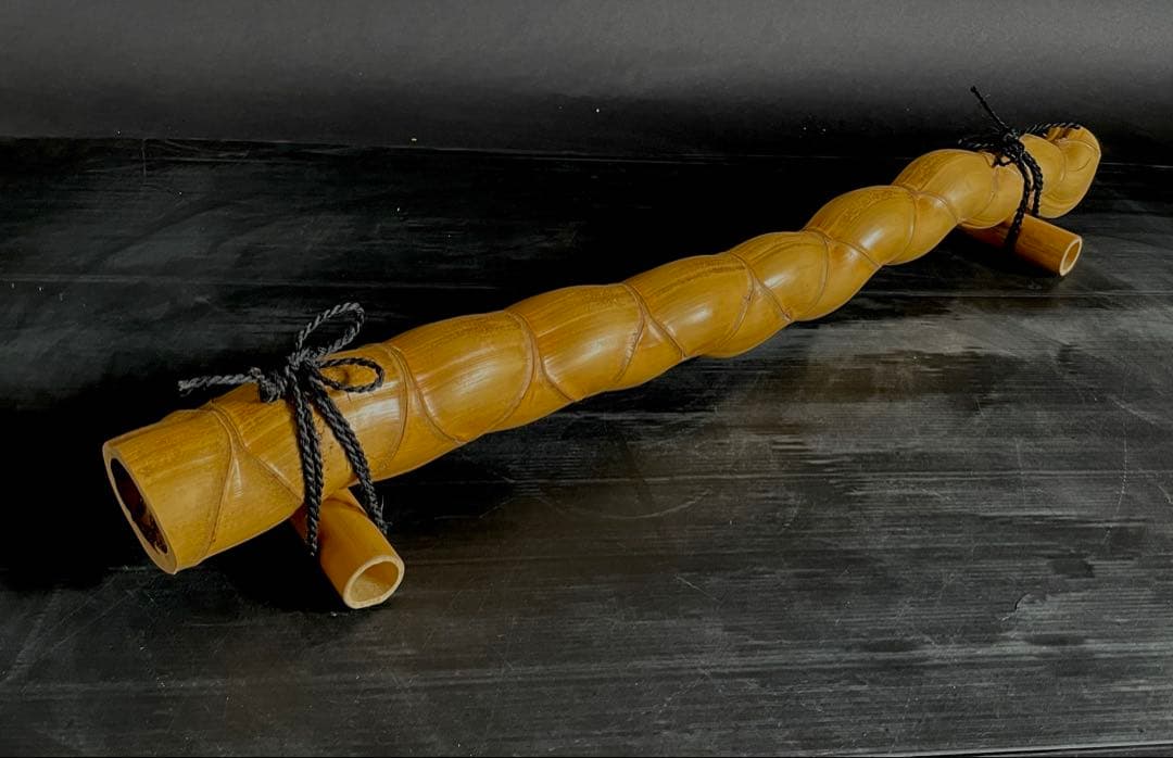 割引❗️「母」 亀甲竹 結界 竹 紙箱 茶道具 風炉先 煎茶 （Ｂ）