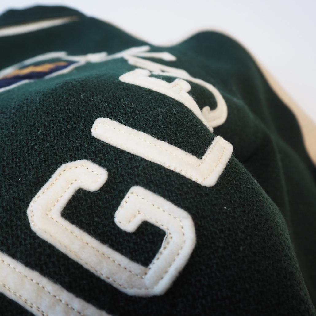 WAREHOUSE Bodies 両面刺繍 襟付きスタジャン ショート丈 短丈