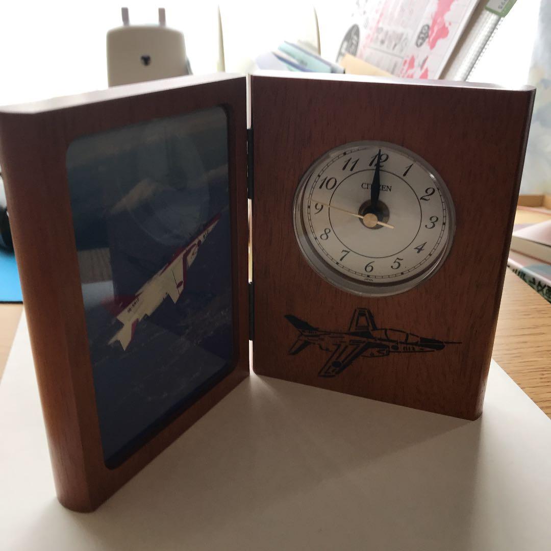 空自Tー4 卓上時計　川崎重工T-4完納式記念品