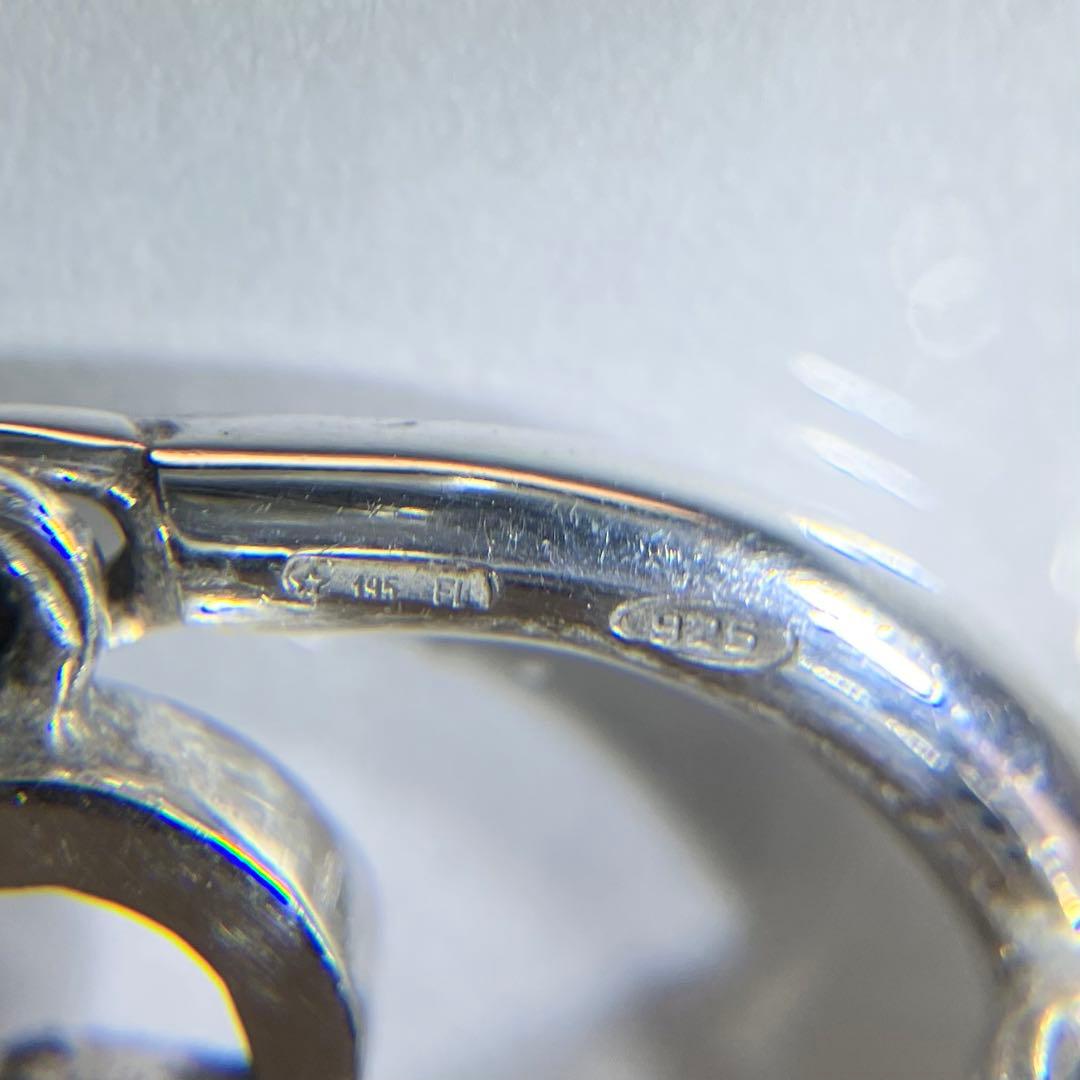 GUCCI グッチ　カフス　カフリンクス　インターロッキング　シルバー925