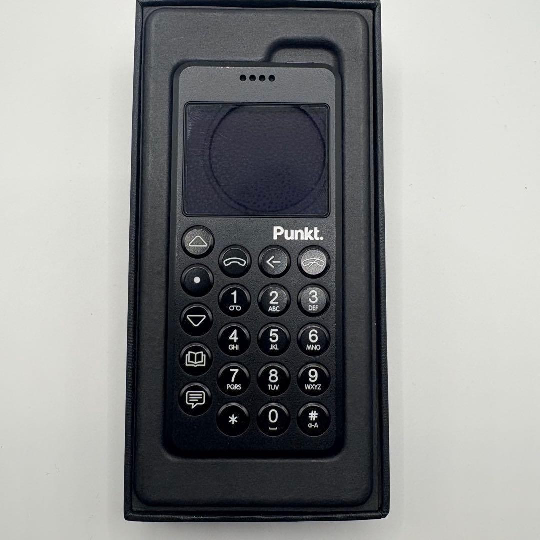 Punkt. MP02 ブラック ミニマリスト携帯 SIMフリー 動作確認済