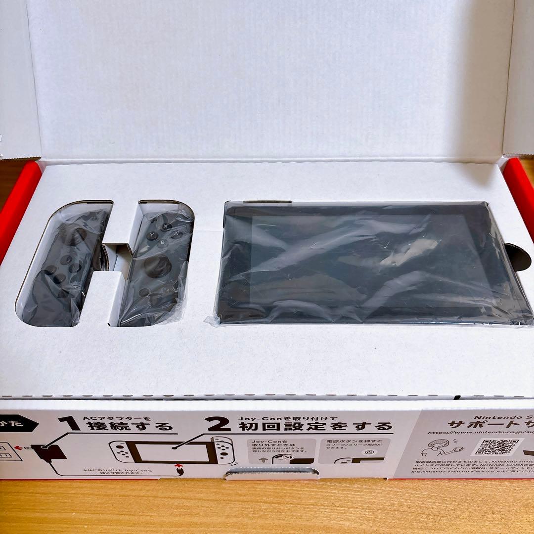 【未使用に近い】 バッテリー強化型 Nintendo Switch 本体 グレー