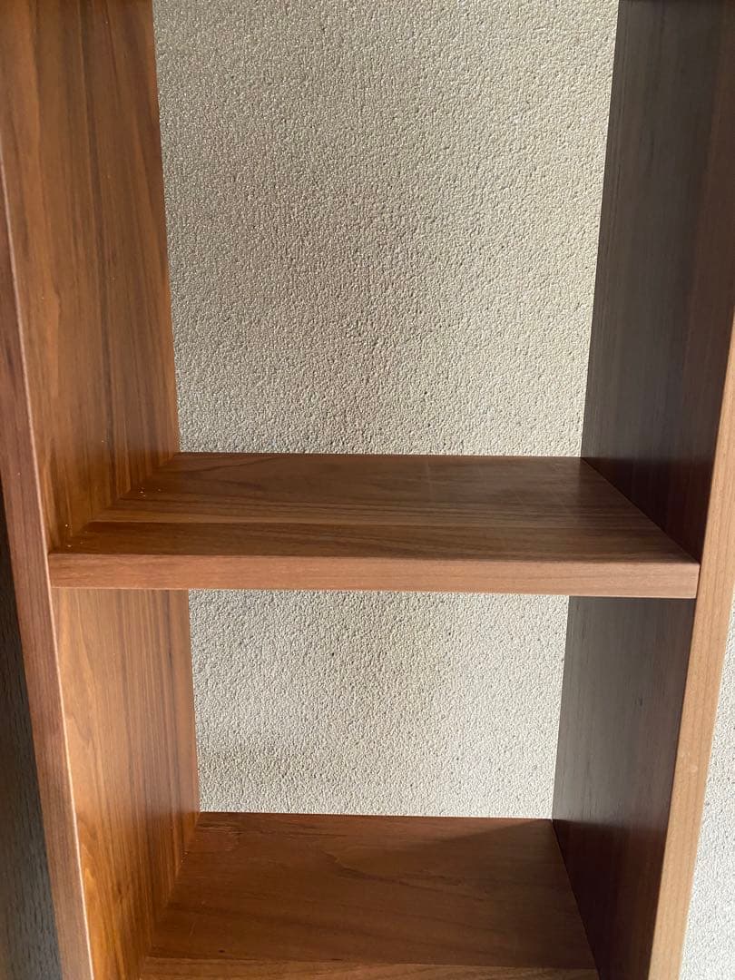 ✨人気✨お得✨無印スタッキングシェルフ5×1ウォールナットの2台セット