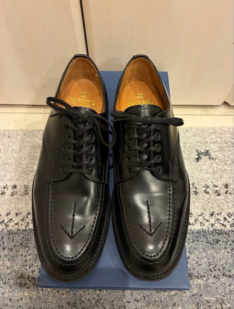 ト*ス様 MilitaryBroad-ArrowApronDerby【SANDE