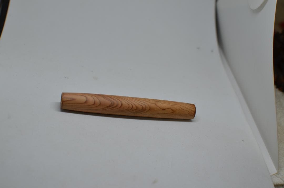 【ベル＝僕】完成いたしました。木軸　手作り　三神シャープ1100