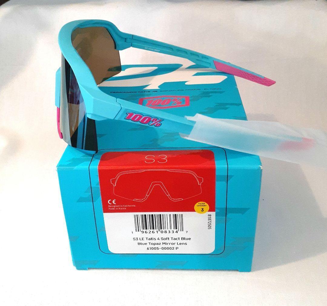り 100% S3 タティス 2025 ワンハンドレッド サングラス