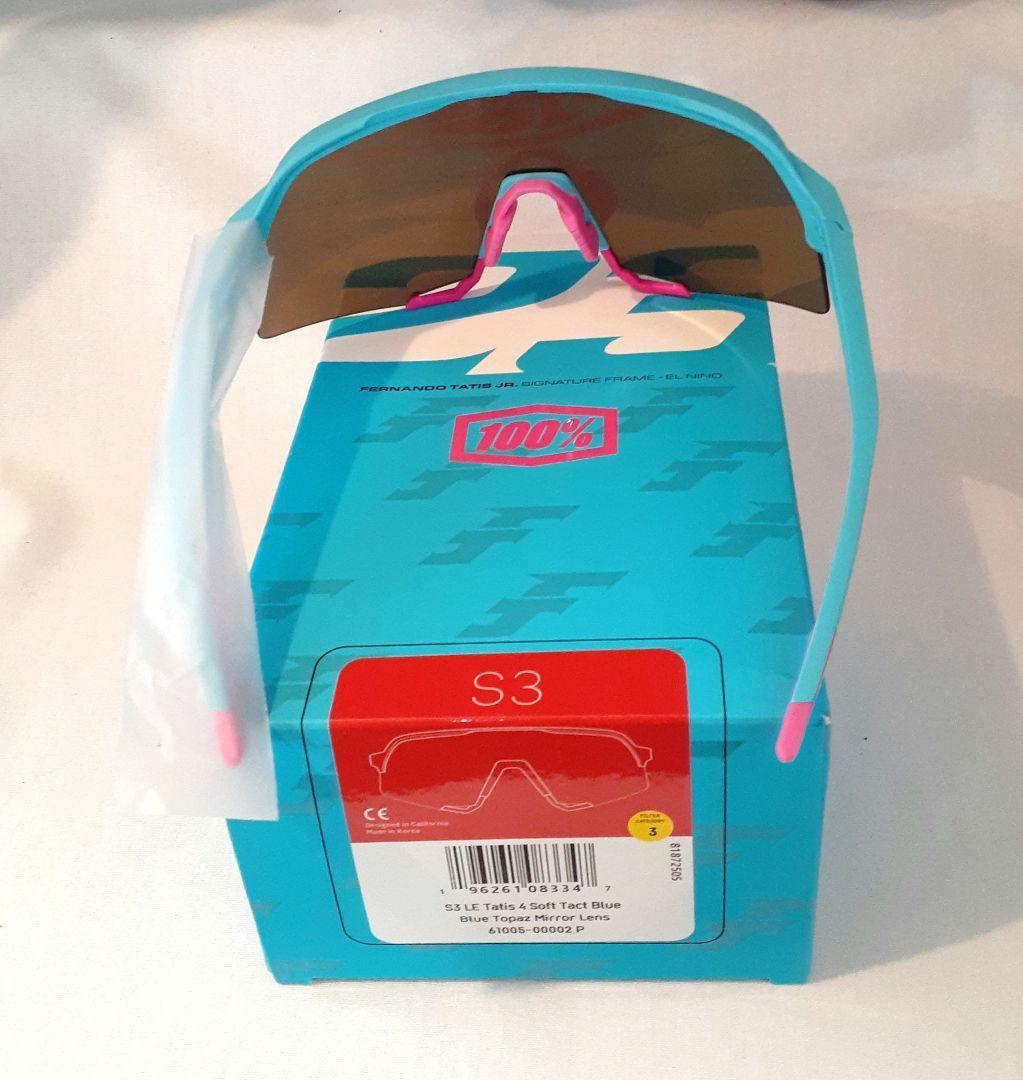 り 100% S3 タティス 2025 ワンハンドレッド サングラス