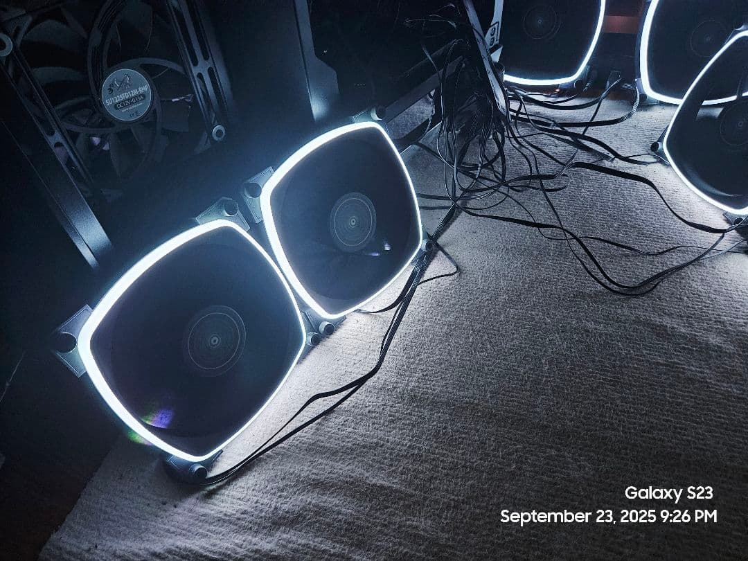 MONTECH PC ケースファン7枚セット　RX140 AX140