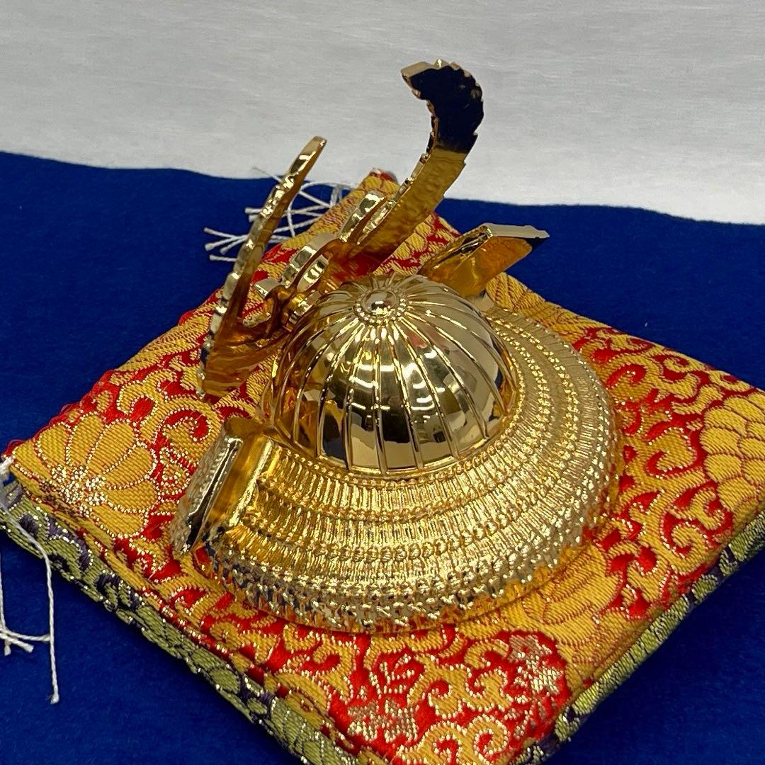 端午の節句　出世豆兜黄金兜　家康モデル