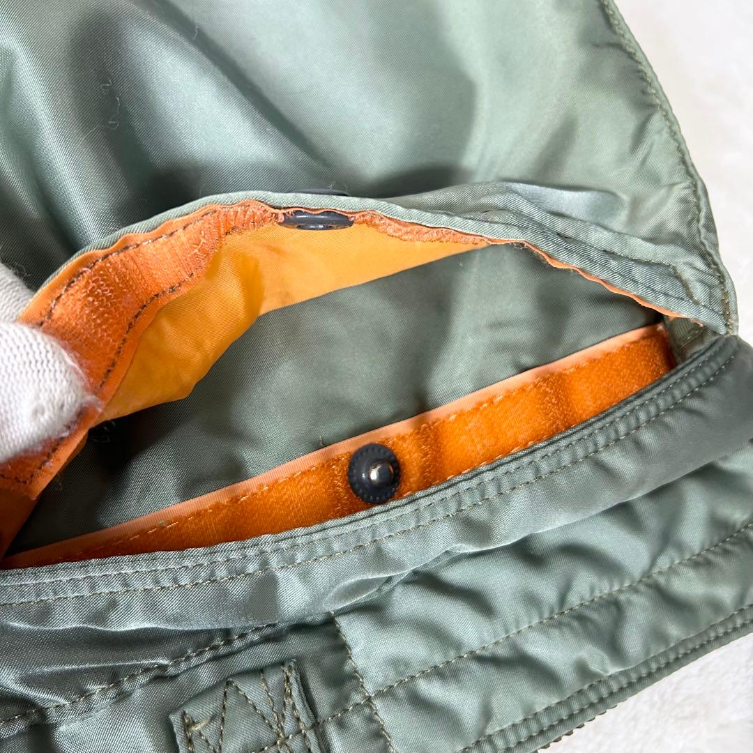 ✨レア色✨ポーター タンカー セージグリーン ヘルメットバッグ ハンドバッグ