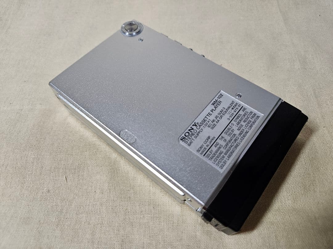 整備済み動作美品 WM-102 カセットウォークマン　ポータブルプレイヤー
