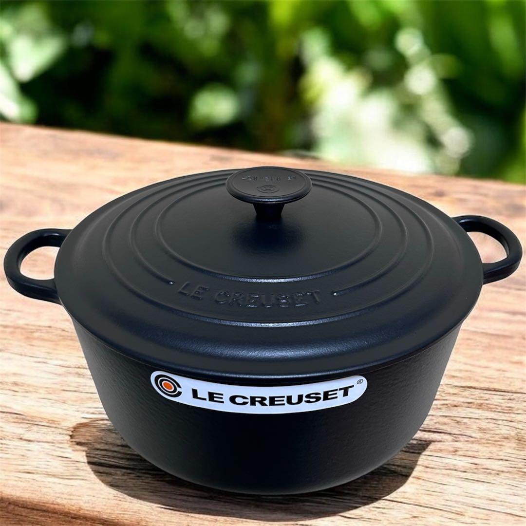 再値下げ⭐️ル・クルーゼ ココットロンド 26cm マットブラック