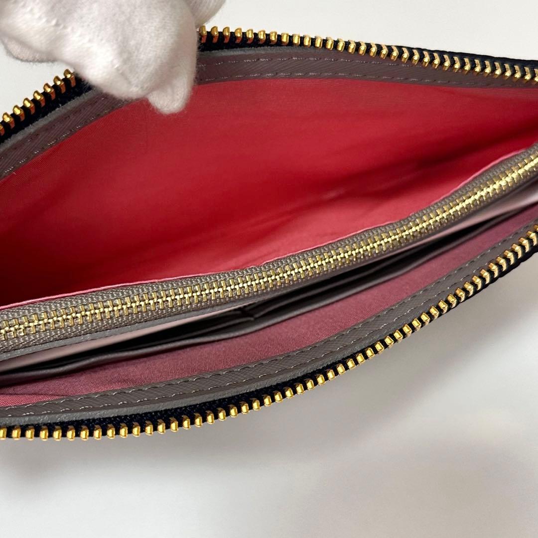 希少【未使用】ADMJ 牛革 アールデコ ポーチウォレット レア