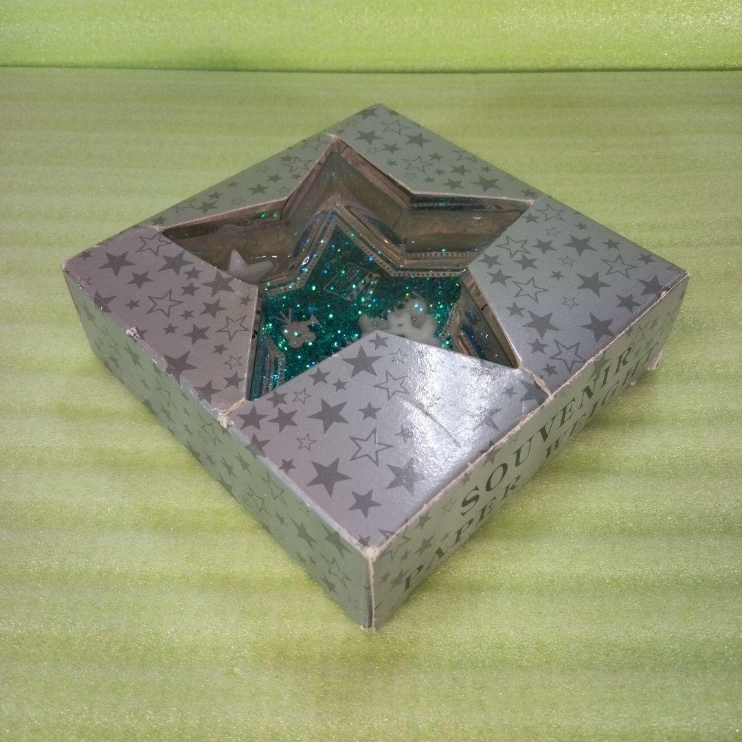 SOUVENIR PAPER WEIGHT　HOLLY WOOD　星形　星型