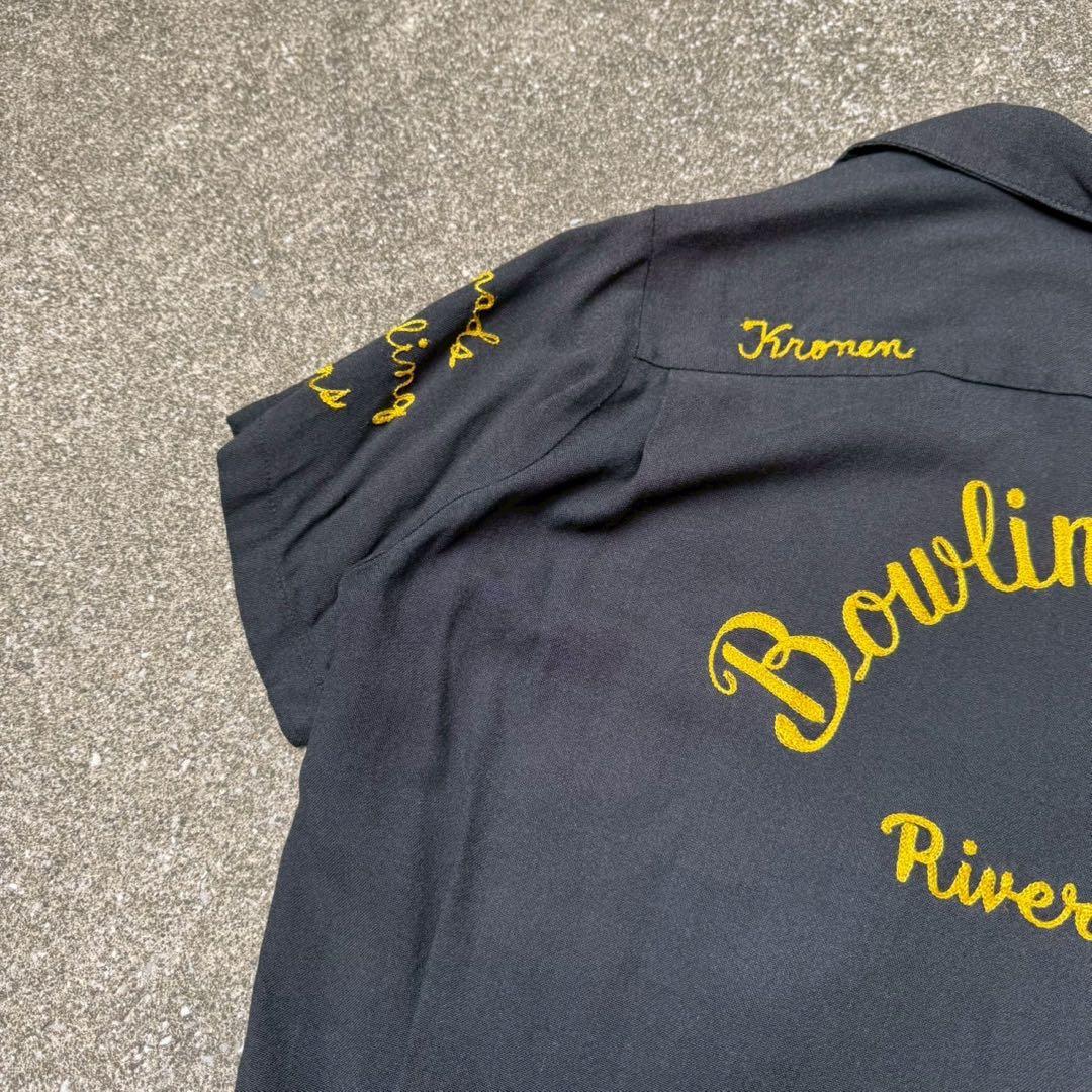 希少 60s Mr. Mort's ボウリングシャツ レーヨンシャツ チェーン