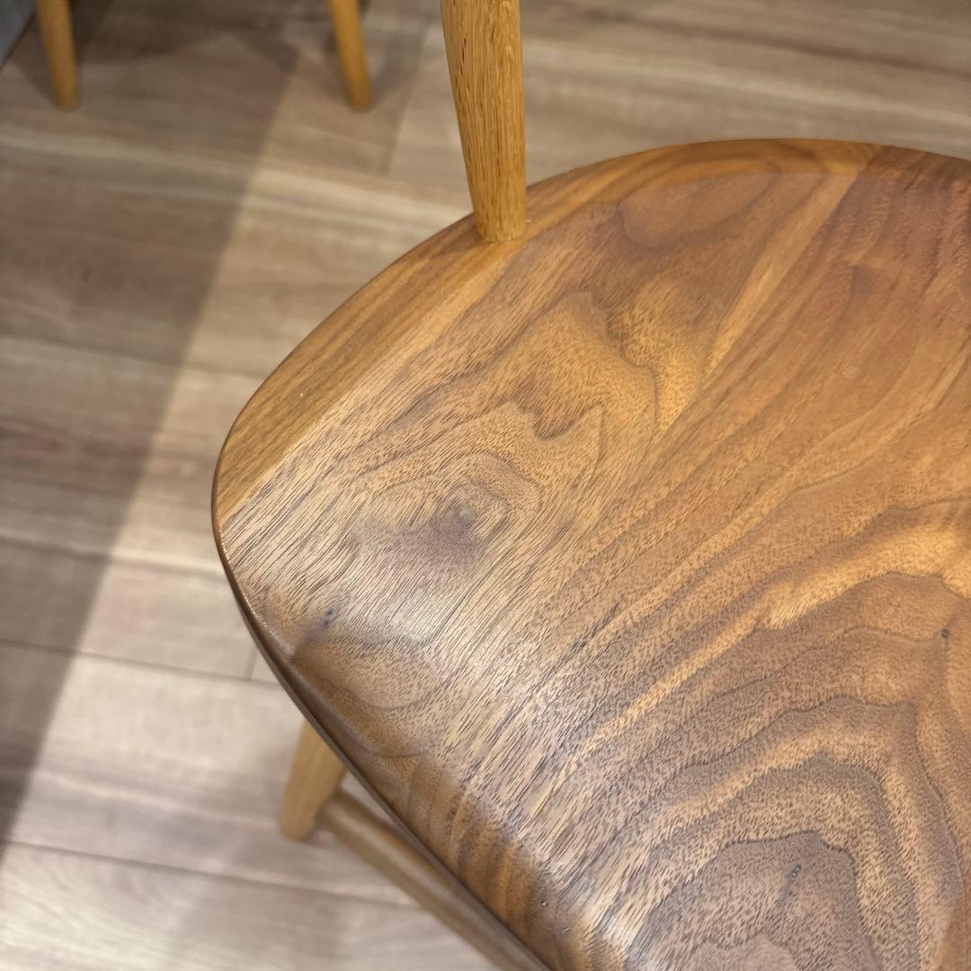 木製アームチェア ブラウン　柏木工　高山ウッドワークス　wood works