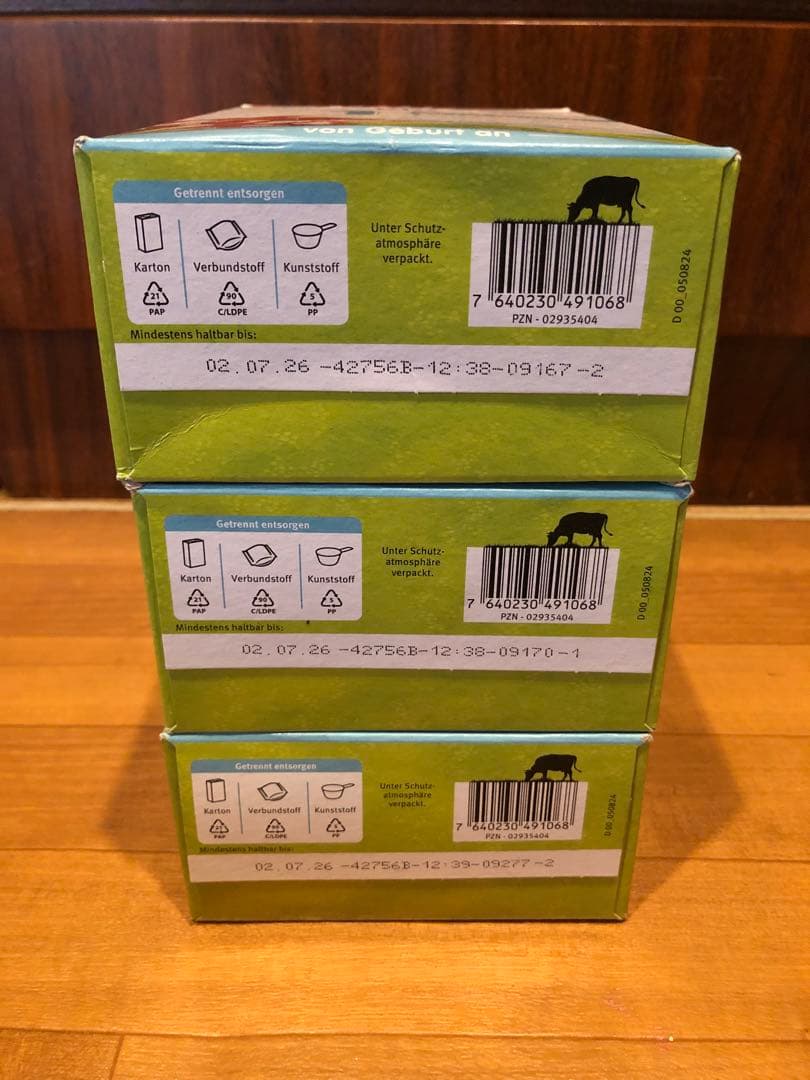 Holle ホレ オーガニック 粉ミルク Step 1 (0ヶ月〜6ヶ月) 3箱